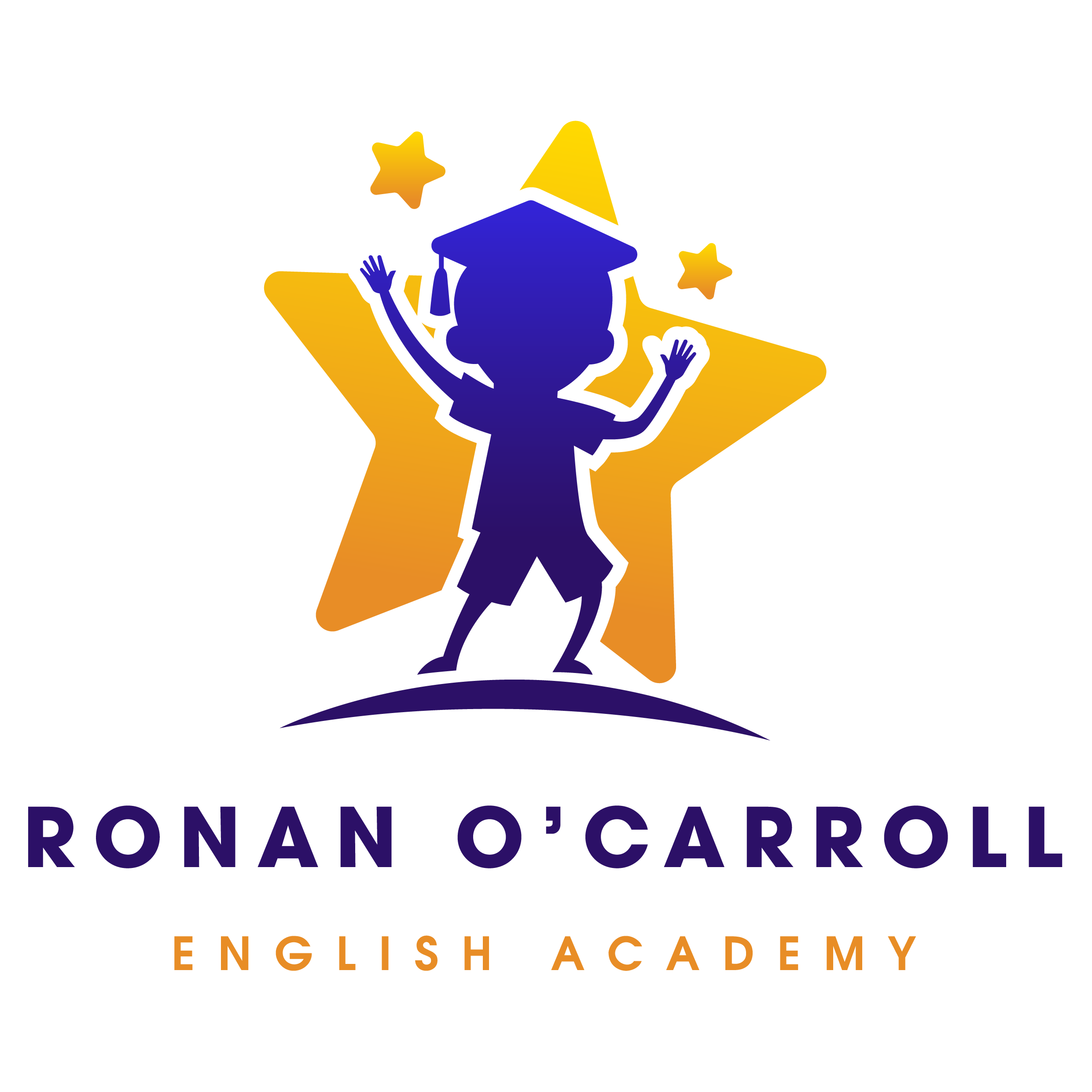 Ronan O'Carroll English Academy Logo